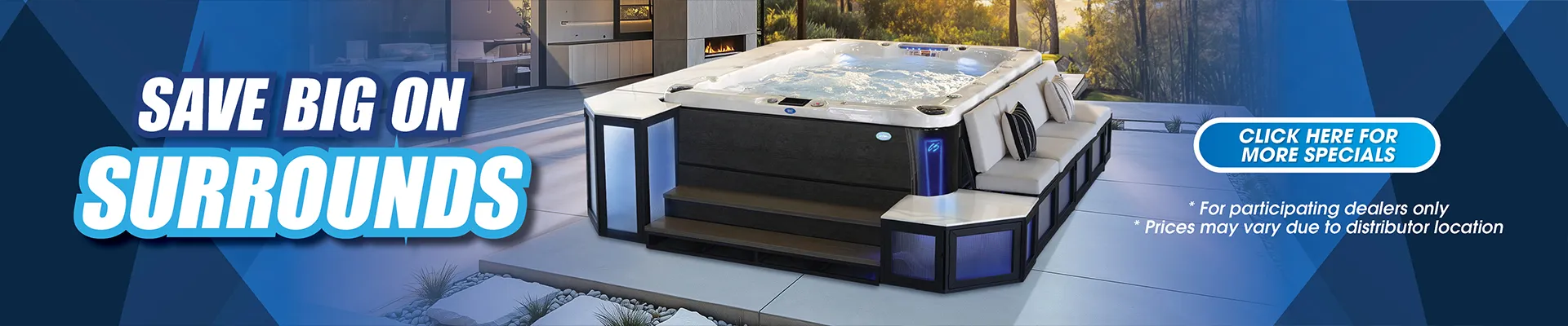 Calspas hot tub being used in a family setting - Naples